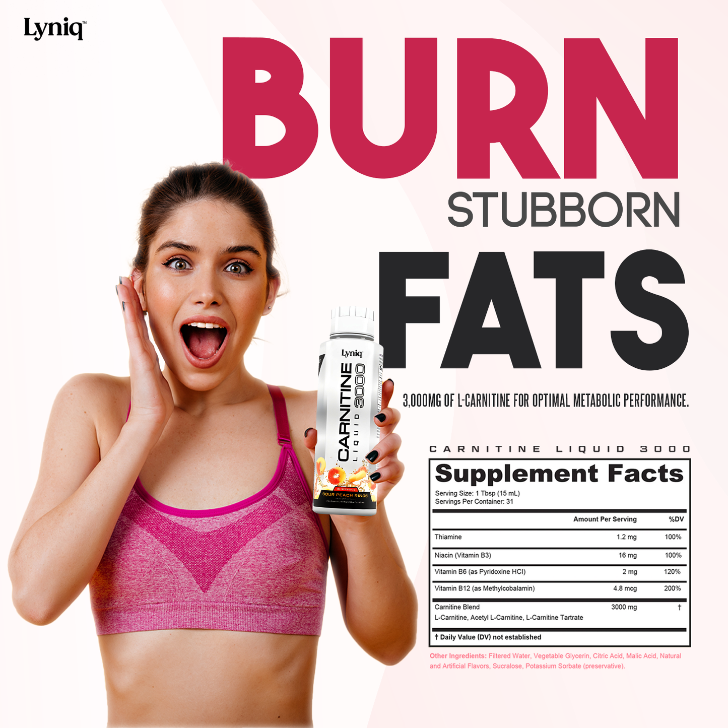 Lyniq™ Liquid Carnitine For Fat Burning & Metabolism